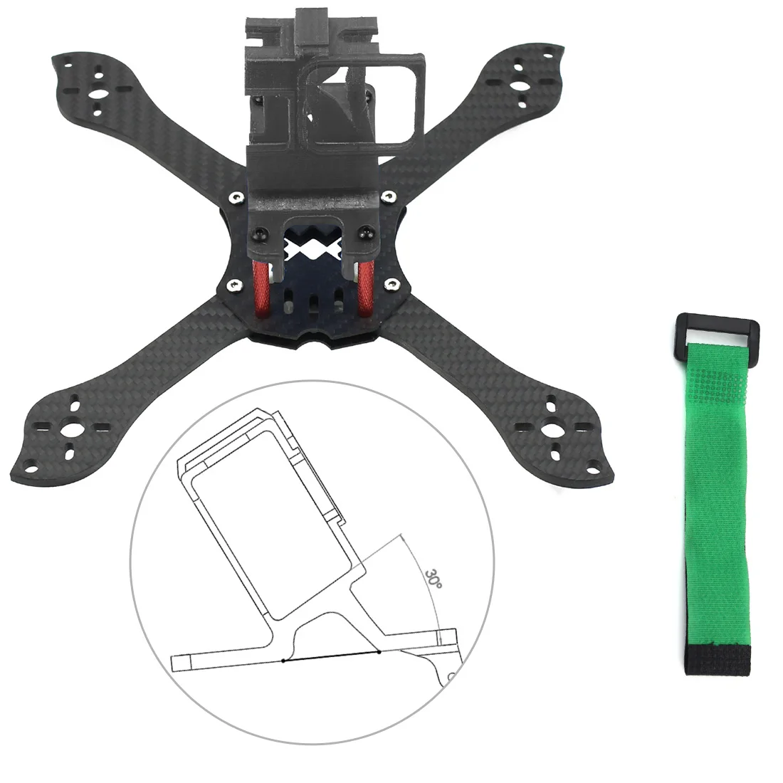 

Hot T210 5 inch TrueX 210mm Quadcopter Frame Kit Carbon Fiber Rack FPV Camera Fixed Mount TPU for GoPro 7/6/5 Freestyle Bwhoop D