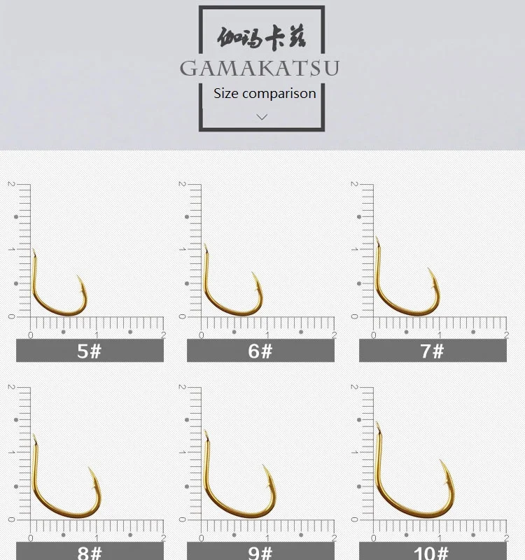 Новинка! Высокая прочность Gamakatsu Золотой колючие рыболовные крючки лодка плот Рыболовная Приманка рыболовная приманка червь острый плот колючая крючок