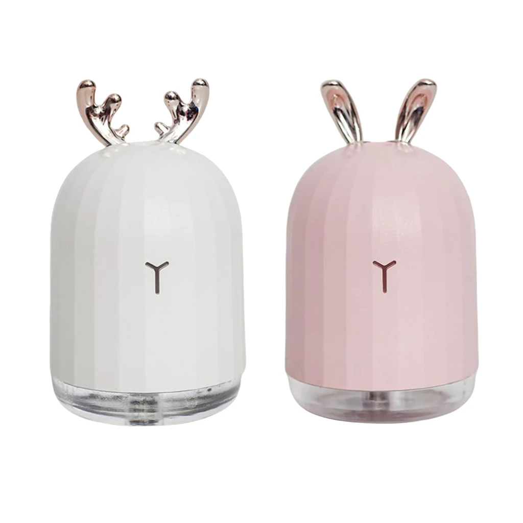 USB Air Humidifier Purifier LED Aroma Essential Oil Diffuser Home Office LED Light Humidifier Aroma Essential Oil Mist Maker