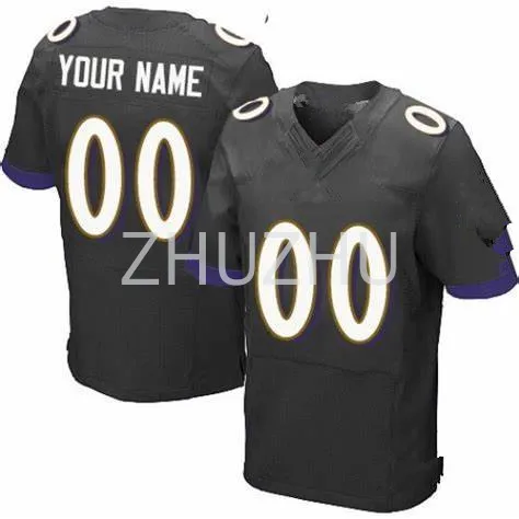 8 Lamar Jackson 9 Justin Tucker 89 Mark Andrews 27 J.K. Dobbins 15 Marquise Brown Baltimore Custom Men Football Jersey |