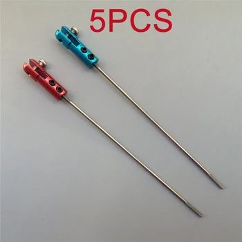 

5PCS M2 Aluminum Servo Linkage+Pushrod Clevis&Coupler Connecting Rod L 100/120/130/140/150/200/250/300mm Parts for RC Modle