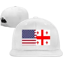 Американский флаг Джорджии Мужские/Женские бейсболки, взрослые хип-хоп кепки Дальнобойщика