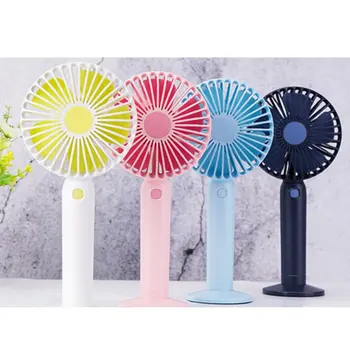 

Portable Mini Handheld Fan 3 Speeds Adjustable Desktop Fan USB Rechargeable Summer Cooling Fan for Travel Home