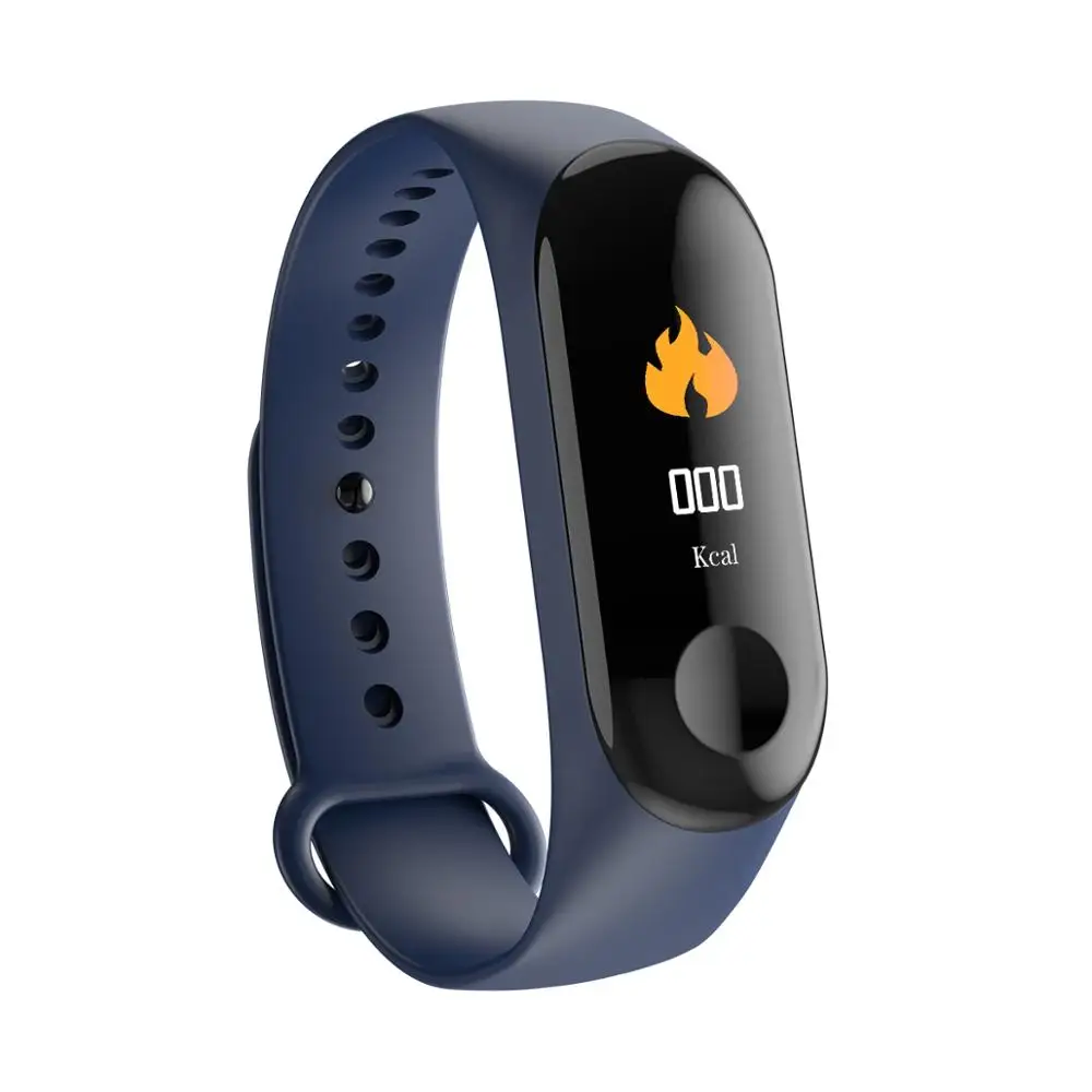 Fitness Wristwatch M3 Color Screen Smart Sport Bracelet Activity Running Tracker Heart Rate For Children Men Women Watch Hours 