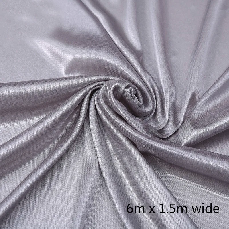 1.5 x 6m Silver 1,5*6 м одноцветная териленовая ткань свадебная АРКА ДРАПИРОВАННОЕ тканью вуаль беседка драпировка для наружной Свадебная церемония, вечеринка шторы - Цвет: 1.5 x 6m Silver