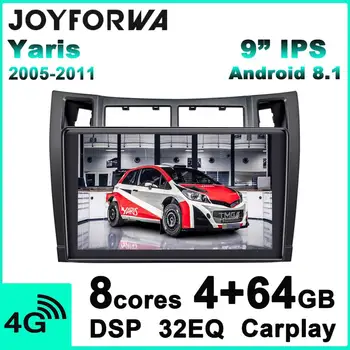 

Car Accessories 9" 2 Din Android Car Radio Sterero Head Unit Multimedia dvd Player for Toyota Yaris 2005-2011 GPS Steering Wheel