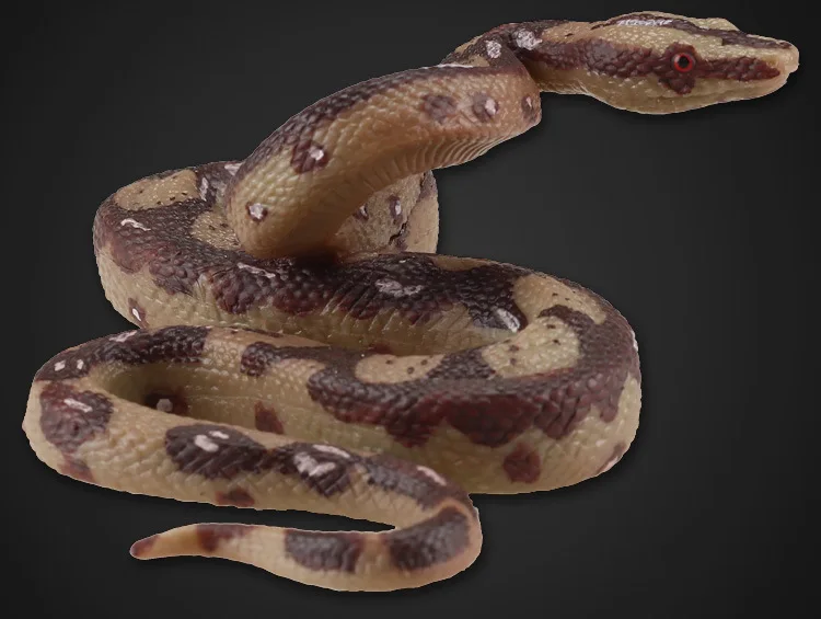 Бутик искусственная змея модель большой Titanoboa удав Гараж Комплект Ползания животных детей раннего образования украшения