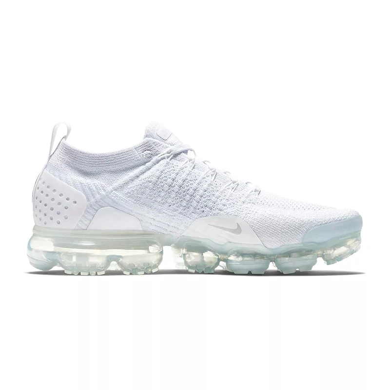 Оригинальные мужские кроссовки Nike Air Vapormax Flyknit 2,0, классические белые кроссовки для бега, легкие удобные низкие прочные 942842