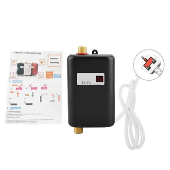 

Hot Water Boiler 220V -240V 3000W Mini Electric Tankless Instant Hot Water Heater Bathroom Kitchen Washing UK Household Kitchen