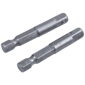 

New 5 Pcs Socket Adapter 1/4" Hex Shank to 1/4" Impact Driver/Drill