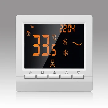 

Myuet MY83 Air Conditioning Thermostat Smart Thermostat Temperature Controller FCU Thermostat with LCD Display