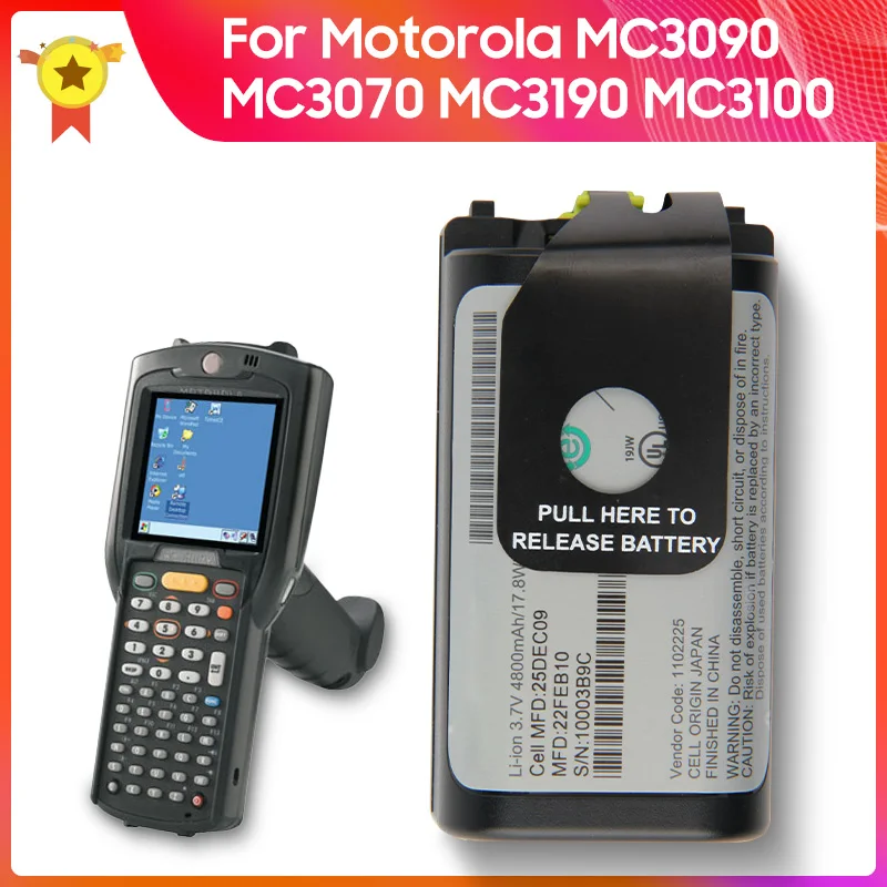 

Original Replacement Battery 82-127909-01 82-127909-02 82-127912-01 For Motorola MC3090 MC3070 MC3190 MC3100 Mobile Computer 3.7