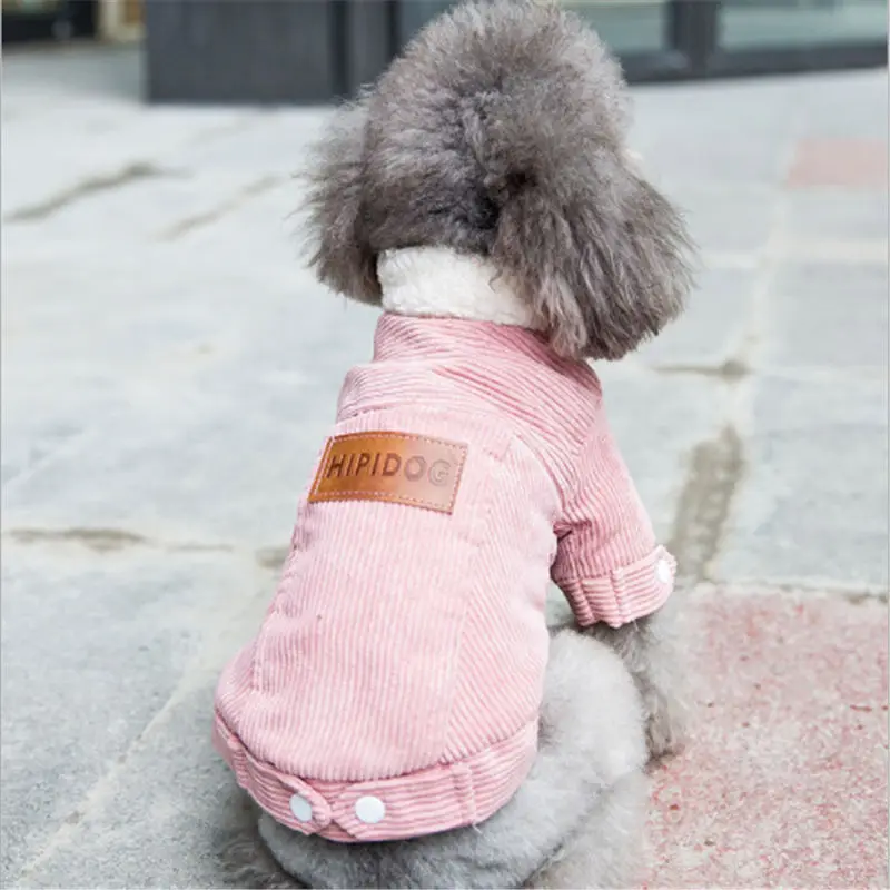 

Small chihuahua dog clothes Jackets Soft Dog Clothing Antumn and Winter Warm Coats Jackets Cotton clothes Puppy Dog Clothes