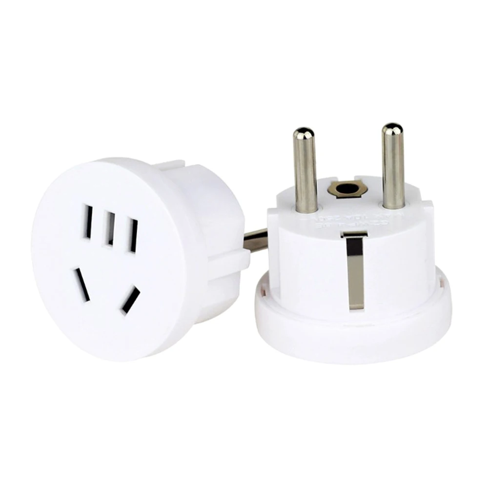 

AC 250V 10A EU plug Travel Converter Travel Charger Wall Power Plug Socket With Home Adapter