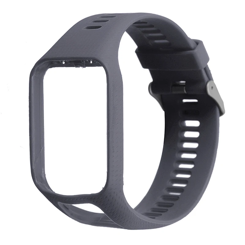 Для TomTom Runner 2/Spark 3 силиконовый сменный ремешок для часов с рамкой Ashion ремешок для часов TomTom Runner 2/Spark 3