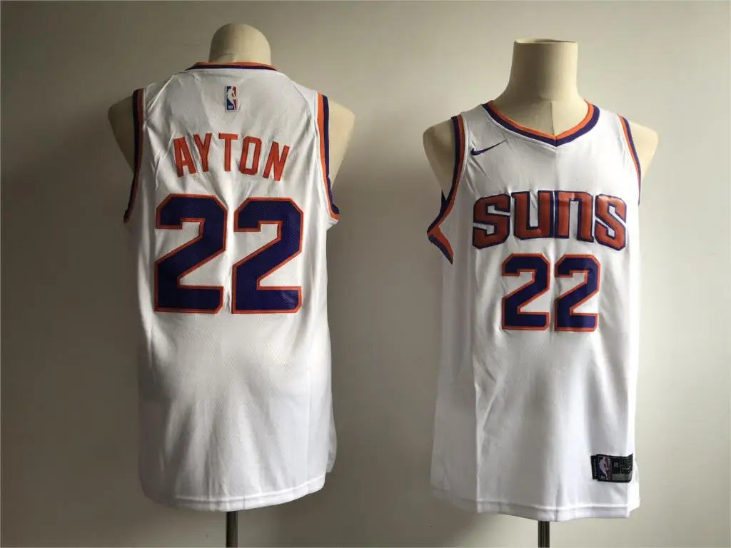 А+++ Феникс Мужская футболка#1 DEWIN Booker 20 Josh Jackson 22 DeAndre Ayton 34 Charles Barkley - Цвет: for men