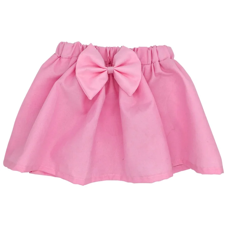 Новая хлопковая мини-юбка-пачка для новорожденных детей милая плиссированная Пышная юбка для девочек вечерние юбки принцессы для танцев