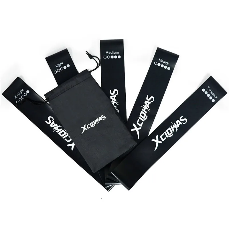 XC 5 Level Resistance Bands Customized for Men 30cm Stretch Yoga Pilates Bands 10-50lbs Natural Latex Elastic Bands for Fitness (8).jpg