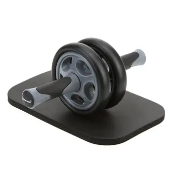 

New No Noise Double Abdomen Roller Muscle Exercise for Gym Fitness Workout Abdomen Exerciser Wheel Core Rolling Trainer Wheel