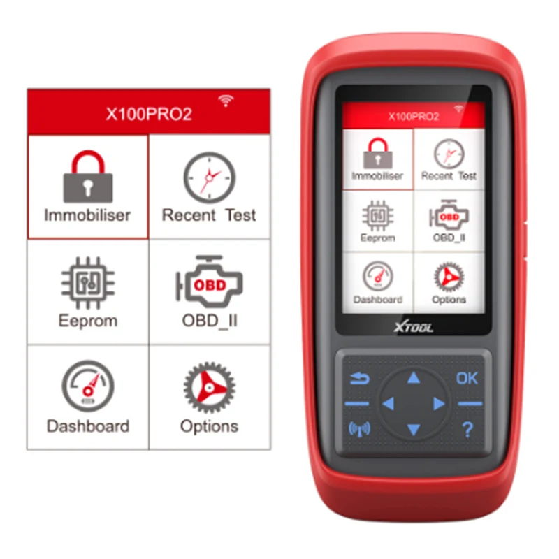 Новый выпущенный X100 Pro 2 программатор ключей с коррекцией пробега + OBD