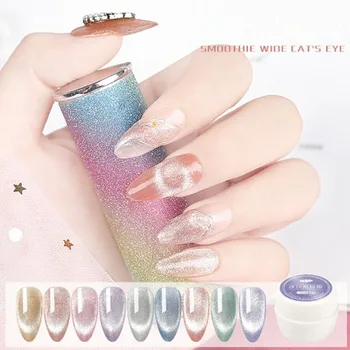 

New cat eye Polish Universal Crystal Wide Cat Eye Smoothie Moonstone Color UV Cat Eye Manicure Tool