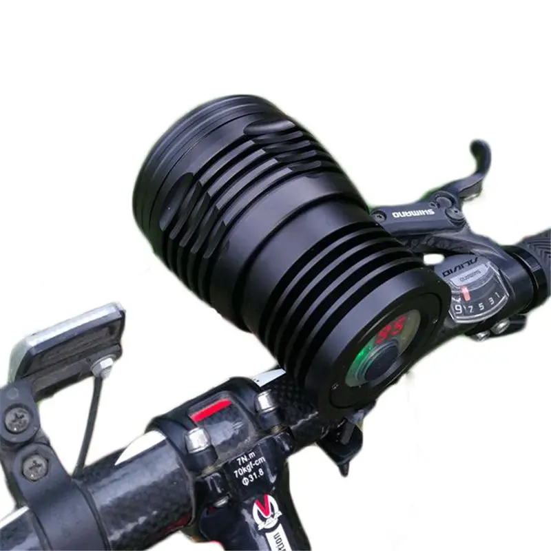 

XANES XL13 4000LM XHP70 LED 7800mAh Long Battery Life 5 Modes Powered Display Bike Light Camping Torch Lantern Spotlights Lamp