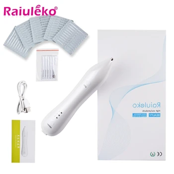 

3 Grades LCD Laser Tattoo Freckle Skin Tags Removal Plasma Pen Remove Face Warts Mole Dark Spot Nevus Skin Beauty Device +Needle