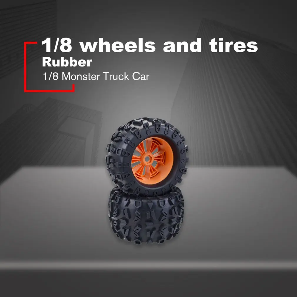 

1/8 Monster Truck Wheels & Tires for Redcat Rovan HPI Savage XL MOUNTED GT FLUX HSP ZD Racing 1/8 Monster Truck