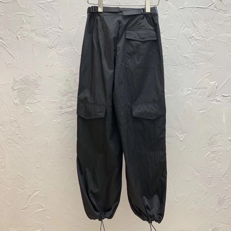 Streetwear Patchwork Washed Vintage Denim Trouser For Women Jeans Female Loose Straight Pants Autumn Fashion New D021