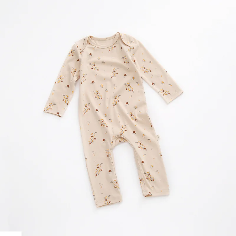 2021 New Fall Baby Clothing Newborn Baby Girl Clothes Floral Romper Jumpsuit Long Sleeve Clothes Spring Autumn Outfits carters baby bodysuits	 Baby Rompers
