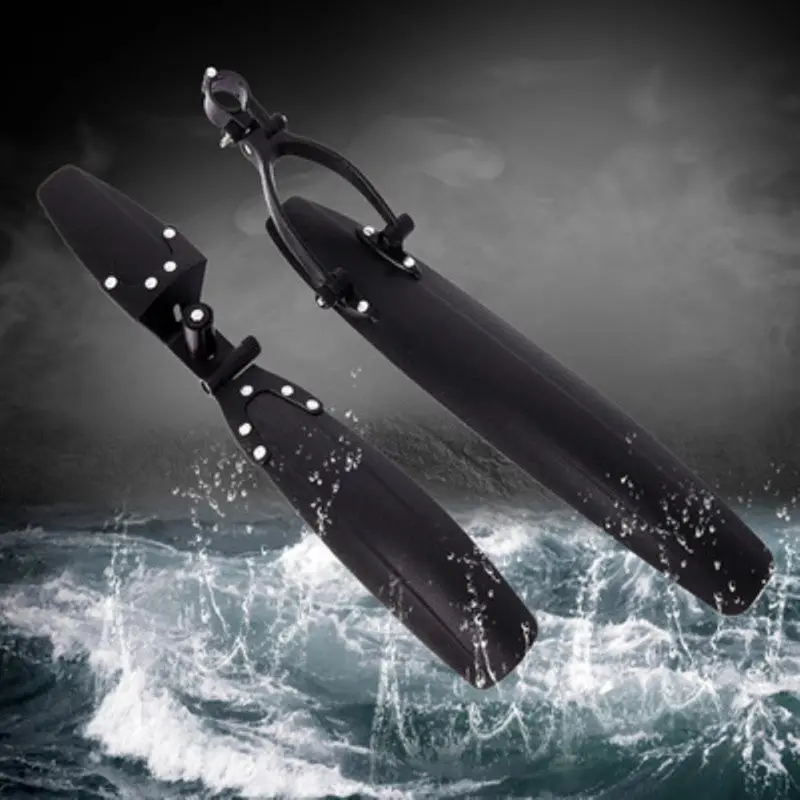 

Bicycle Mud Guard Wide Quick Detach Adjustable Plastic Front Rear Rain Mudguards 20-26 Inch Mountain Bike Parts