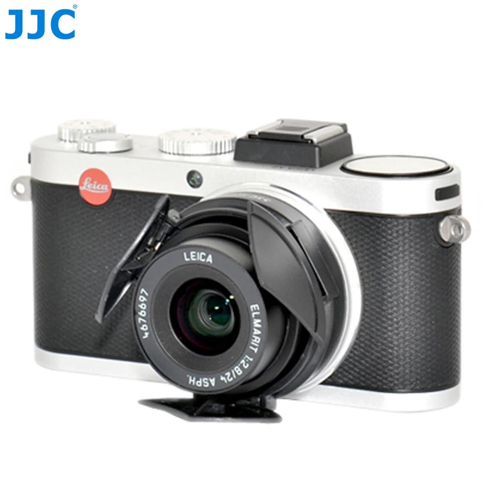 JJC автоматическая крышка объектива для LEICA X1/X2 черный серебристый самоудерживающийся автоматический открытый закрытый протектор