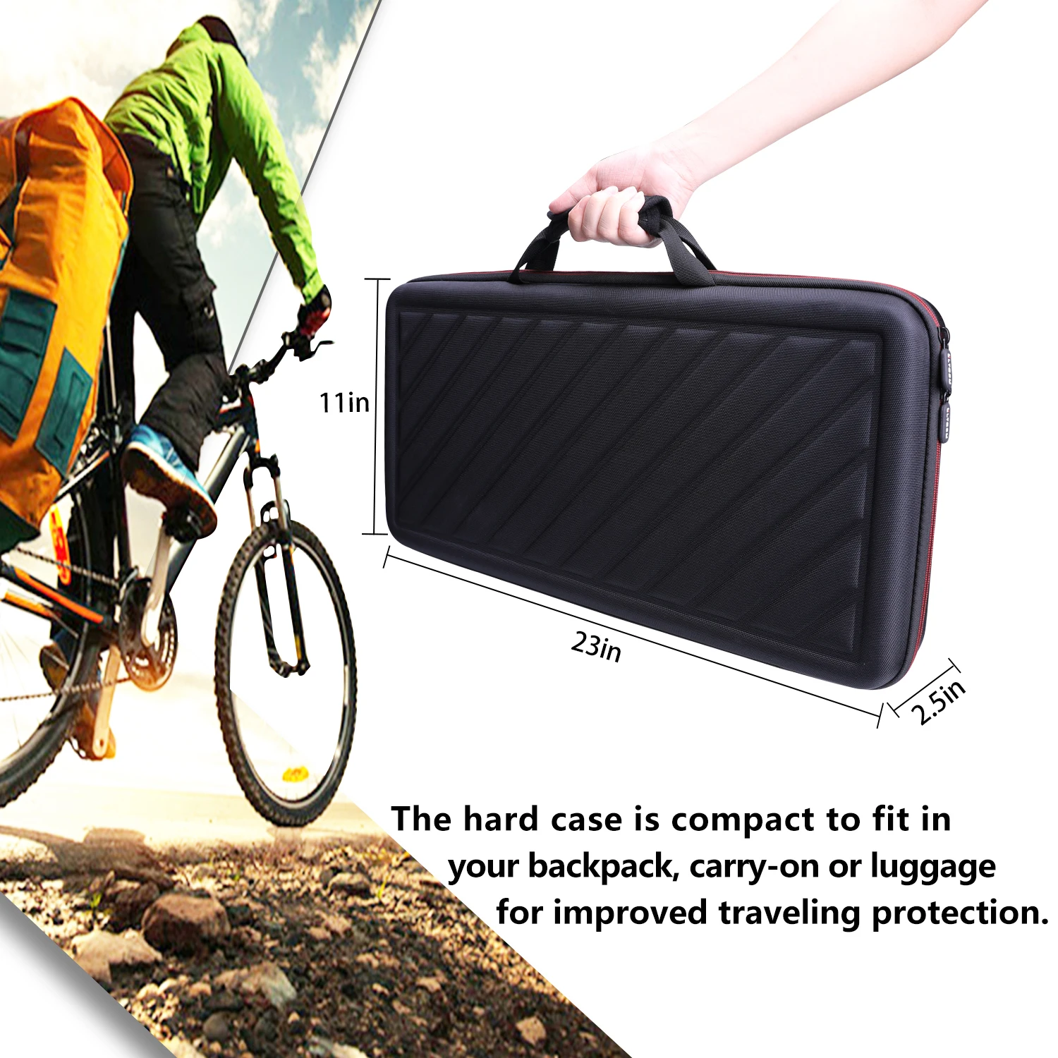 LTGEM EVA Hard Case for Numark Mixtrack Pro FX -2 Pairs OF DJ Controllers - Protective Portable Storage Bag 2