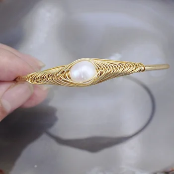 

adjustable 5pcs/lot Fashion freshwater pearl bangle,good quality plating with freshwater pearl bangle jewelry