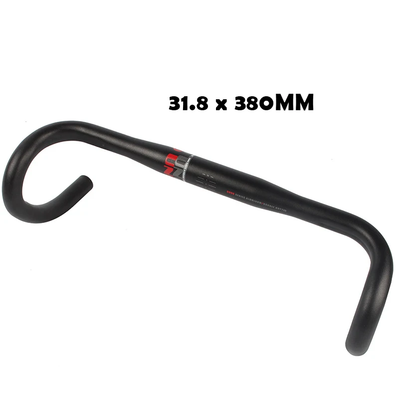 31.8 x 380MM 31,8 мм велосипеда, руль 380/400/420 мм MTB дорожный велосипед откидной руль крепление на руль - Цвет: 31.8 x 380MM