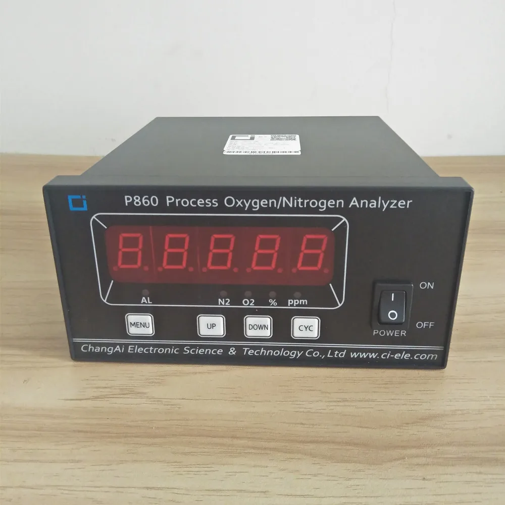 P860 процесс азота онлайн монитор чистоты кислорода Измерительный Инструмент Анализатор концентрации тестер метр для разделения воздуха
