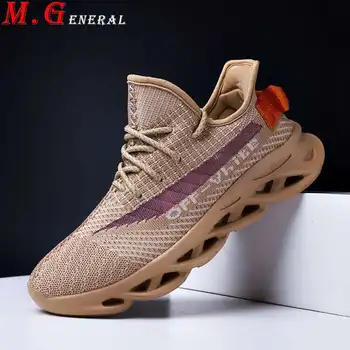 

Blade Sneakers for Men Height Increase Walking Shoes Casual Men's Summer Shoes Man Slip-on Mesh Breathable Trainers Sizes 46 C68