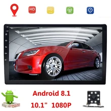 2 Din 10,1 дюймов Android 8,1 Универсальное автомобильное радио 1G+ 16G стерео gps Navi wifi USB Bluetooth Мультимедиа MP5 плеер с камерой