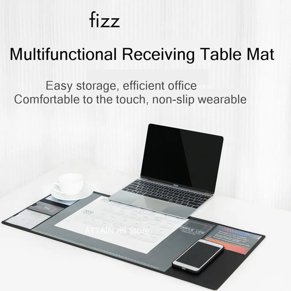 Kopen Xiaomi Mijia Fizz Multi Kantoor Tafel Mat antislip wearable Bureau Bestand Organisator Tafel Opslag Memo Mat Xiomi Naaldhout muismat