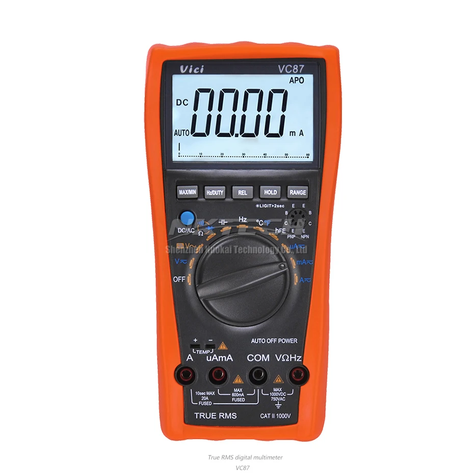 VICI VC87 VSD True RMS цифровой мультиметр Температурное Сопротивление Емкость Частота AC DC Напряжение Ток для моторов