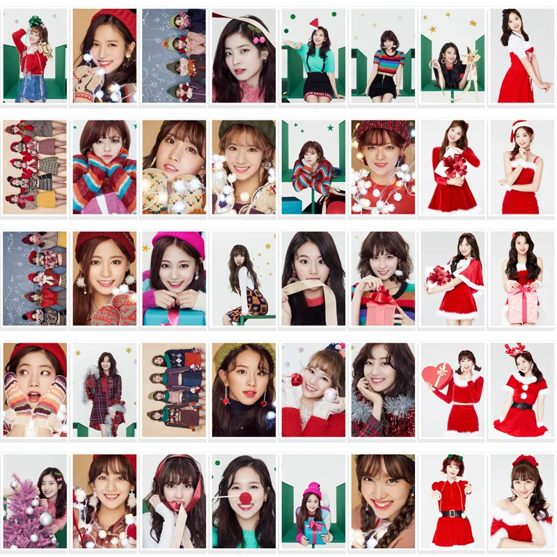 Kpop Twice Heart Shaker Polaroid Photo Lomo Card Fashion K Pop Twice Fans Gifts Metal Box 40pcs Box Drop Shipping Jewelry Findings Components Aliexpress