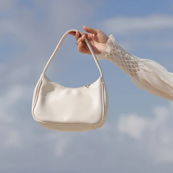 

Simple Women Handbag 2020 New Handbags Solid Color Leather Small Shoulder Bags Retro Luxury Handbags Bags For Women