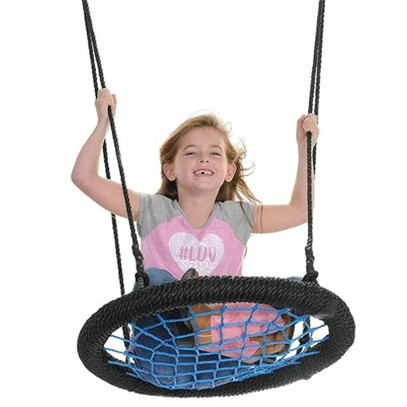 60 см круглый чистая веревка детские качели открытый качели подвесное кресло
