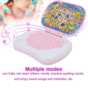 

Cartoon fold Pronunciation Learning Machine English Alphabet Language Computer Baby Tablet Educational Toys Children Gift