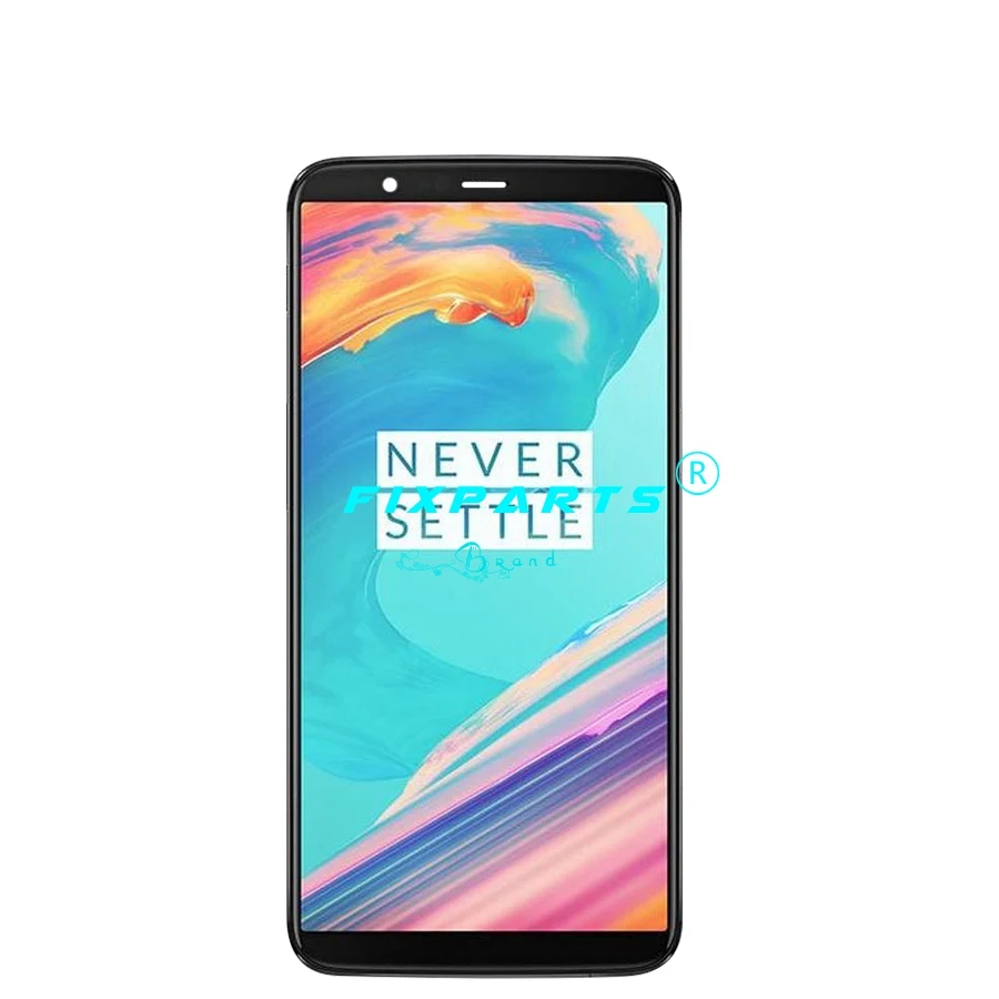 Oneplus 5T ЖК-экран Сенсорная панель Полная сборка Oneplus 5T A5010 Five 5T ЖК-дигитайзер дисплей с рамкой