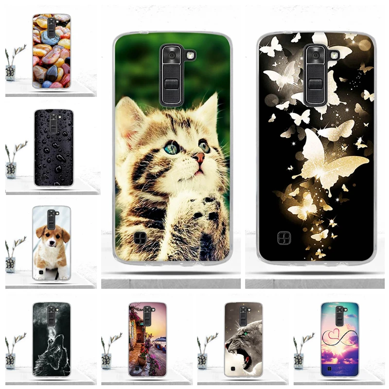 Чехол для телефона LG K7/дань 5 LS675/X210 X210DS мягкий силиконовый чехол из ТПУ LS675 чехлы