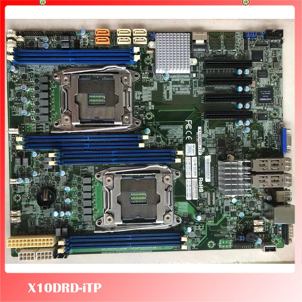 Оригинальная Серверная Материнская плата Supermicro X10DRD-iTP X99 четыре канала хорошее