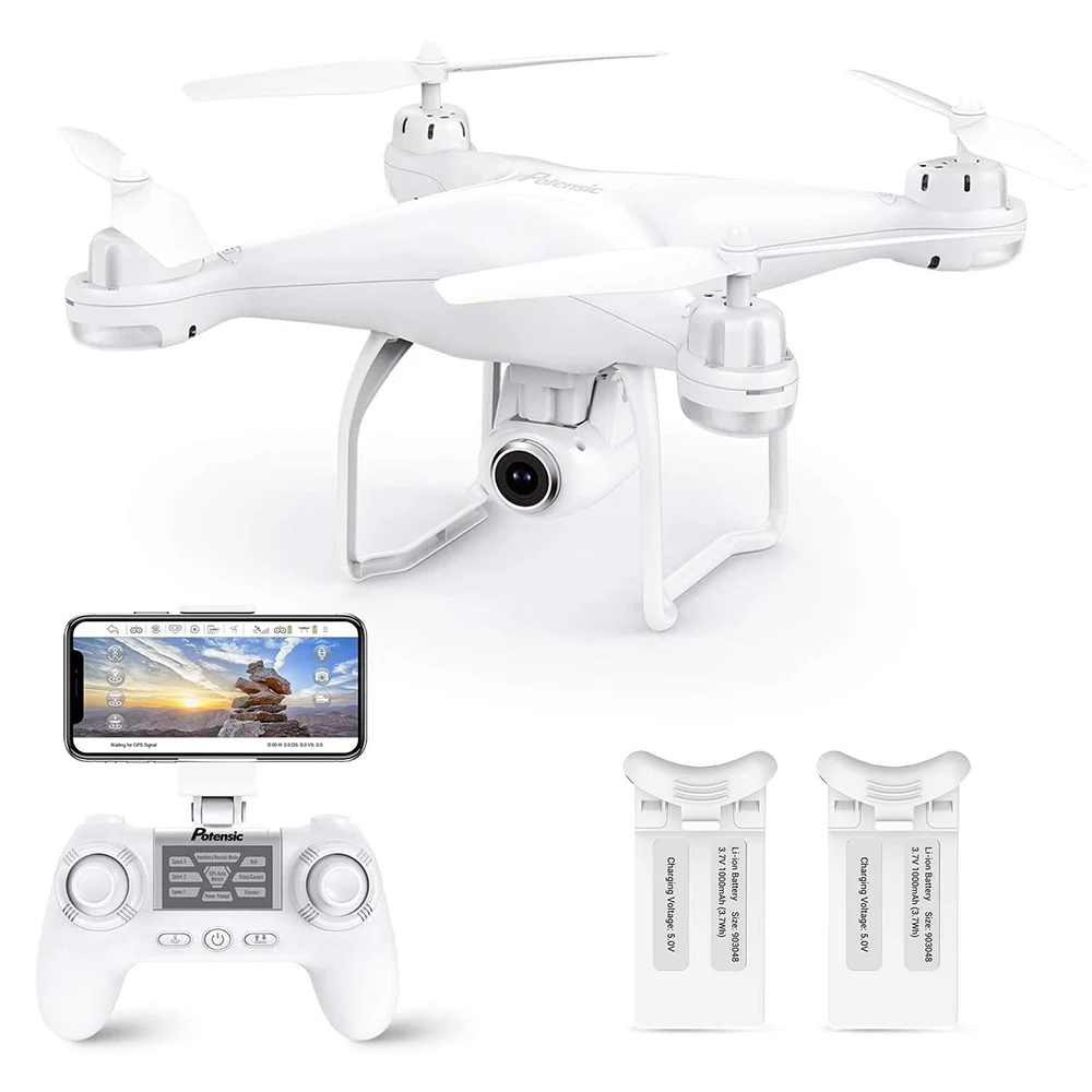 Potensic T25 GPS Радиоуправляемый Дрон 1080P Wifi FPV HD камера высота удерживает один ключ
