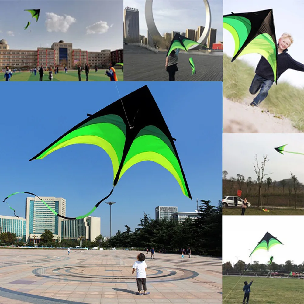 LenkdrachenKit mit Radlinie 160cm großer DeltaDrachenschwanz OutdoorSpielzeugdrachen für