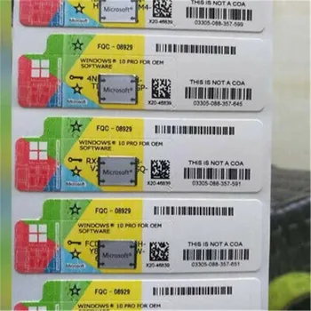 

MS Windows 10 Pro Genuine License key Windows 10 Professional For OEM COA Stickers